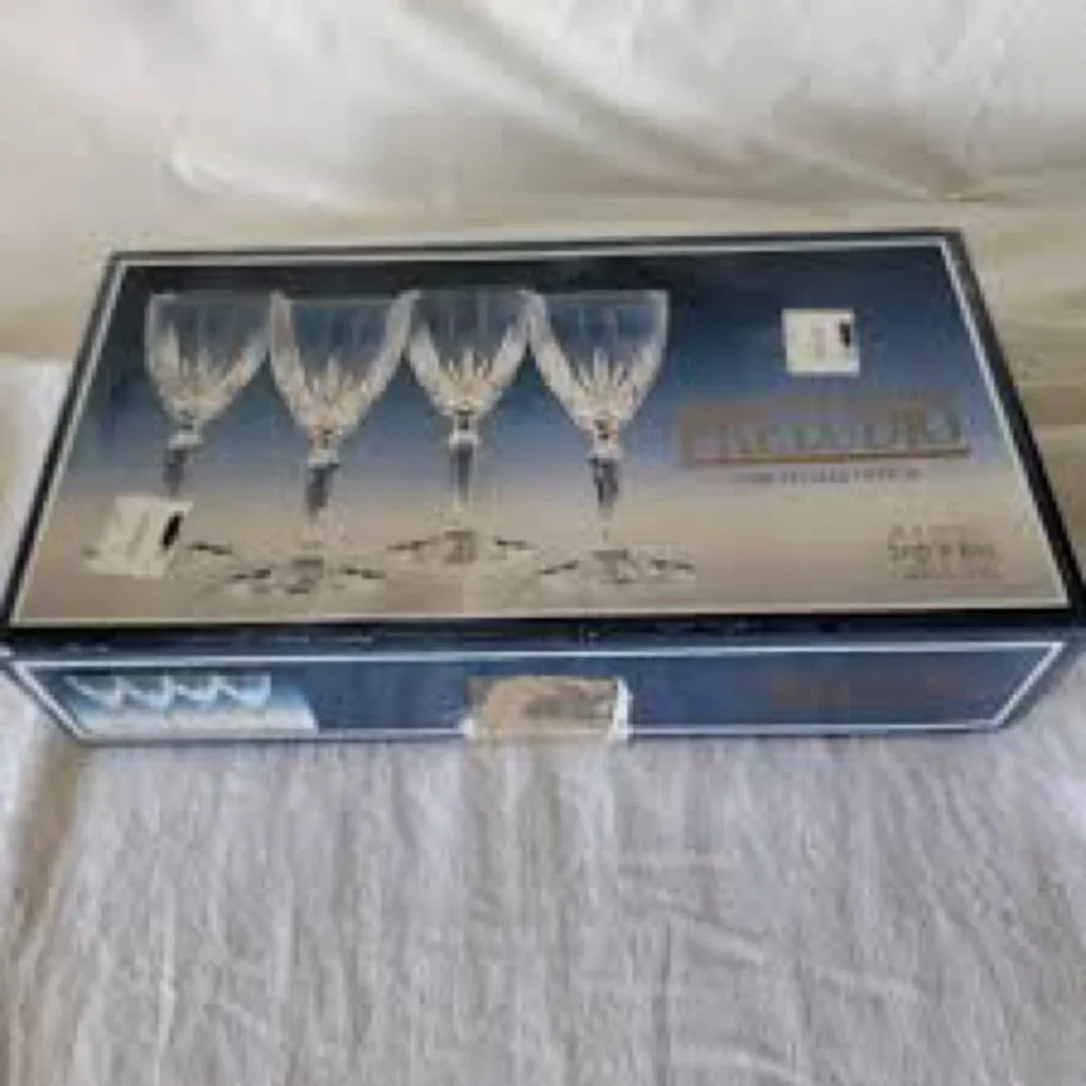 Elegant Blue Glassware Set by